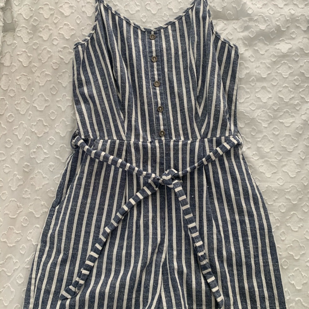 Striped Romper - Picture 2 of 3